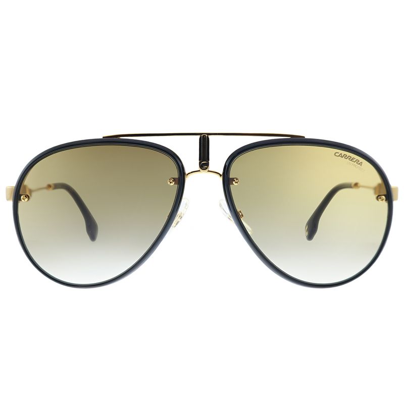Carrera Glory 2M2 Unisex Pilot Sunglasses Black Plastic on Gold 58mm
