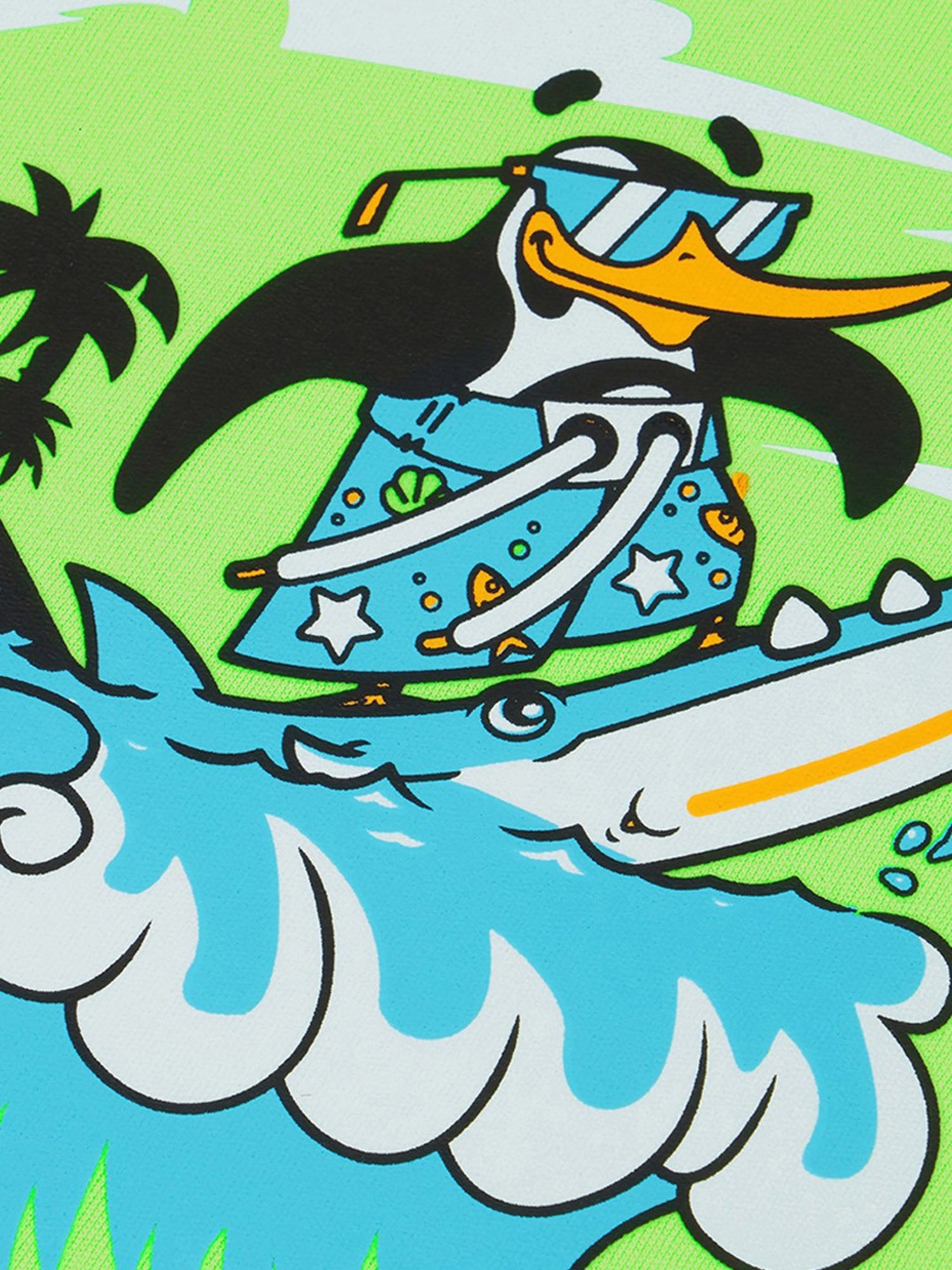 Speedo Chima Penguin Print Swim Confidence Float Vest (Green)