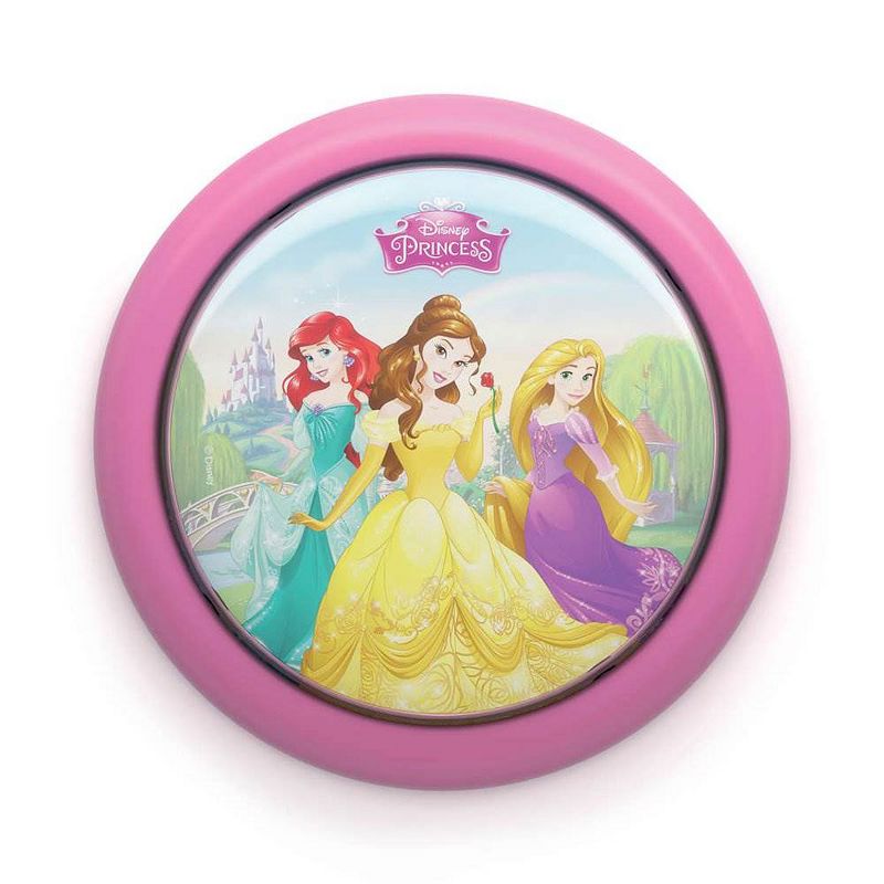 Philips Disney Princess LED Push Night Light 2 Pk w/ Disney Princess Lamp 2 Pk