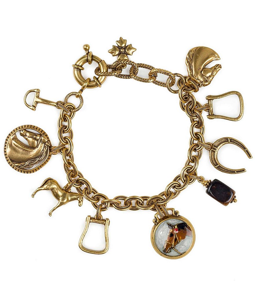 Patricia Nash Horse Charm Bracelet