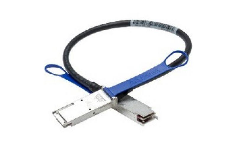 Mellanox Passive Copper Cable, VPI, up to 100Gb/s, QSFP, LSZH, 0.5m - 1.64 ft Fiber Optic Network Cable for Network Device
