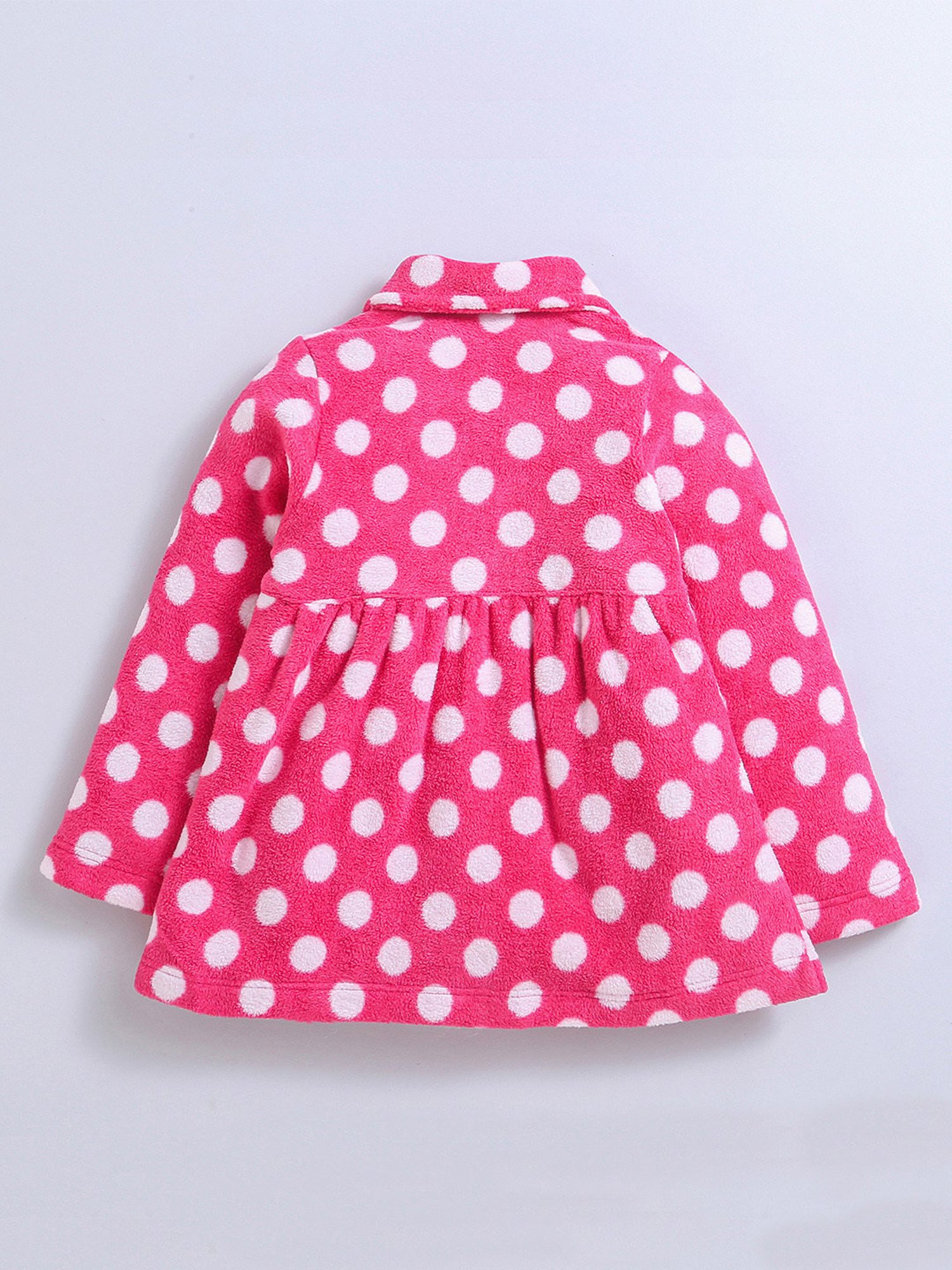 Nino Bambino Kids Red & Pink Printed Full Sleeves Jacket