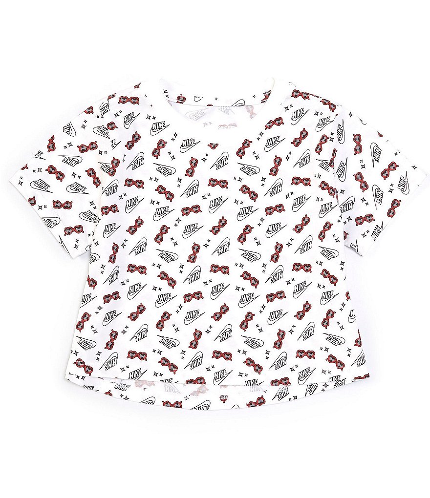 GB GB Girls Active Big Girls 7-16 Short Sleeve Tie-Dye Tee