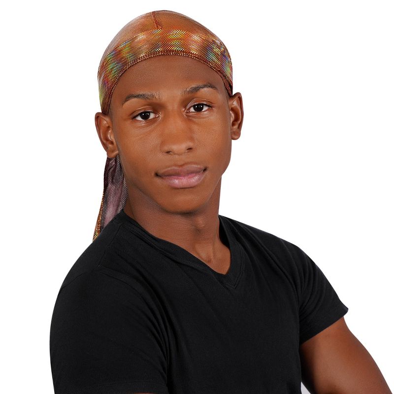 Annie International Holographic Durag - Gold