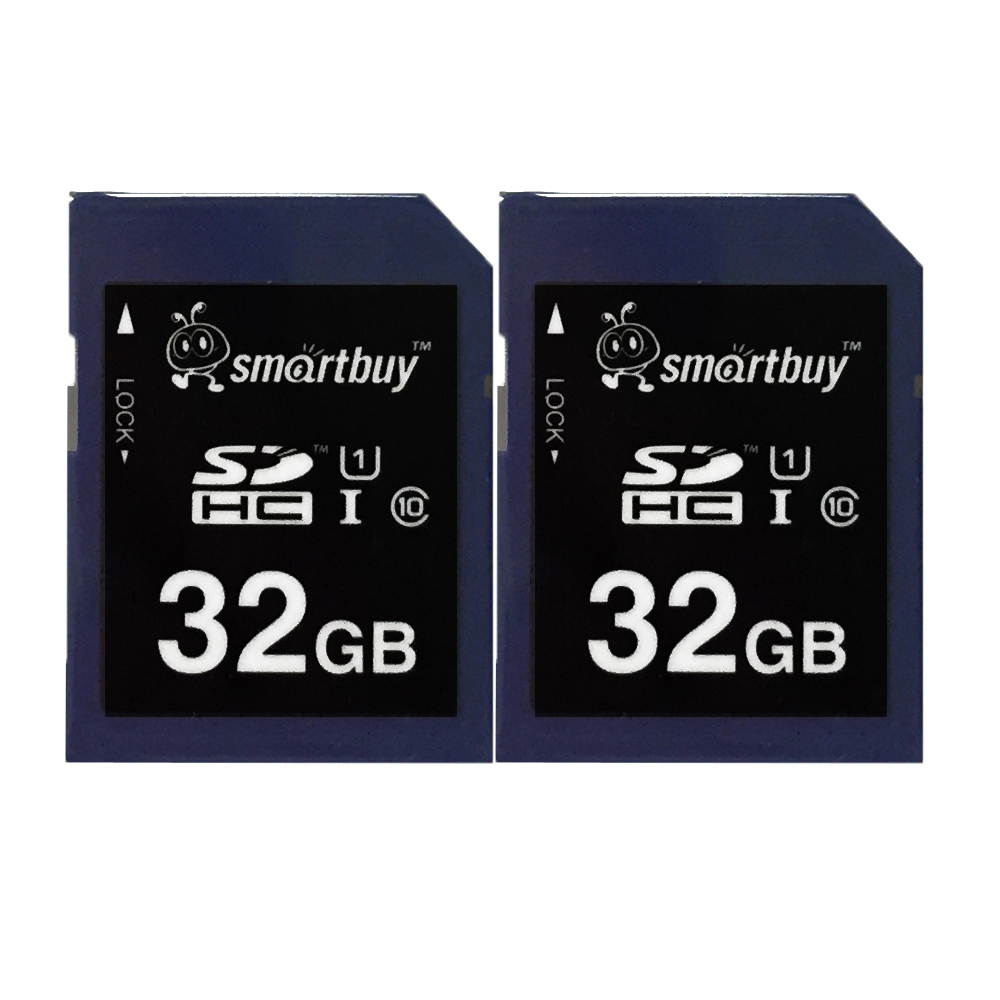 Smartbuy SDHC Class 10 Flash Memory Card SD HC C10 Ultra U1 UHS-I HD Fast Speed for Camera (32GB - 1 Pack)