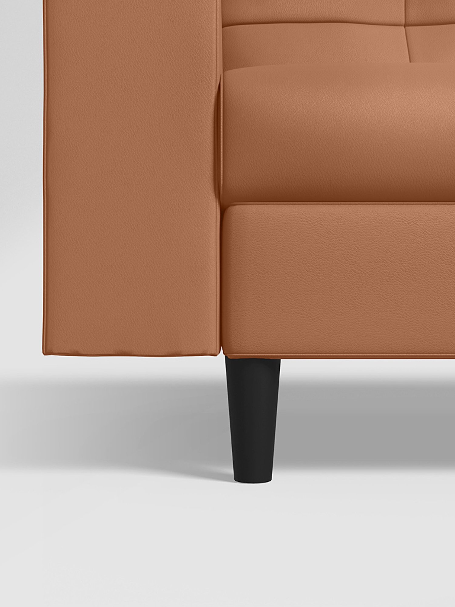 Godrej Interio Orbit L Shape Beige Pinewood 5 Seater LH Sofa