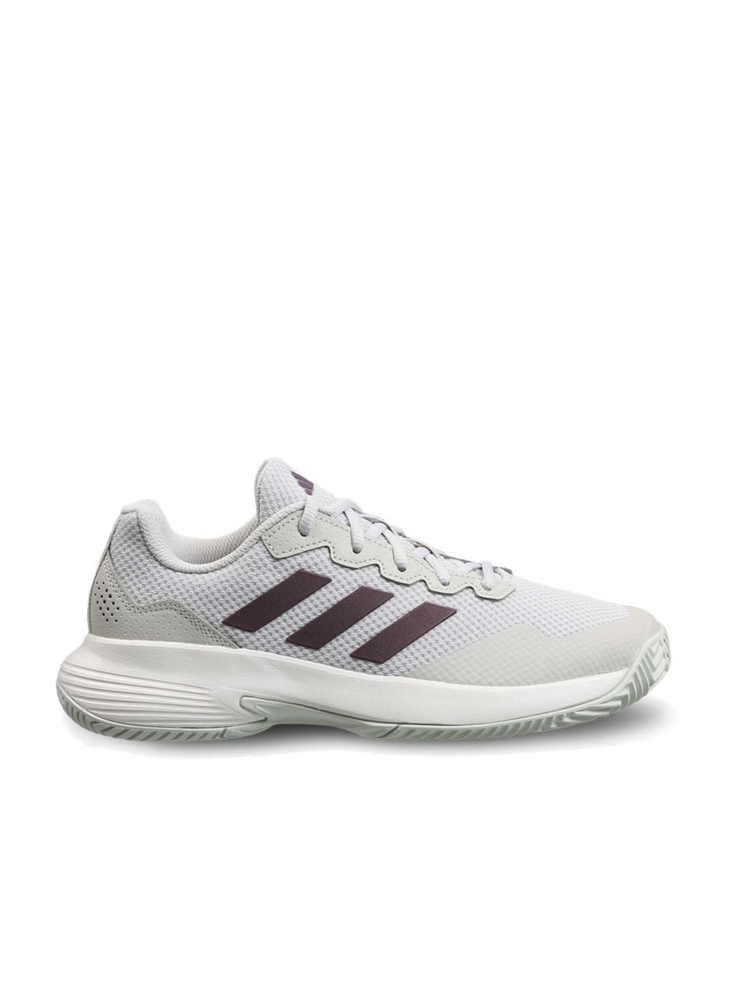 Adidas Women's GameCourt 2 Grey Tennis Shoes