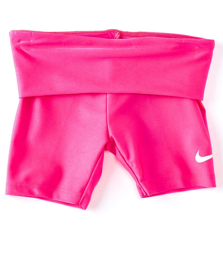 Nike Little Girls 2T-6X High-Waist Convertible Bike Shorts
