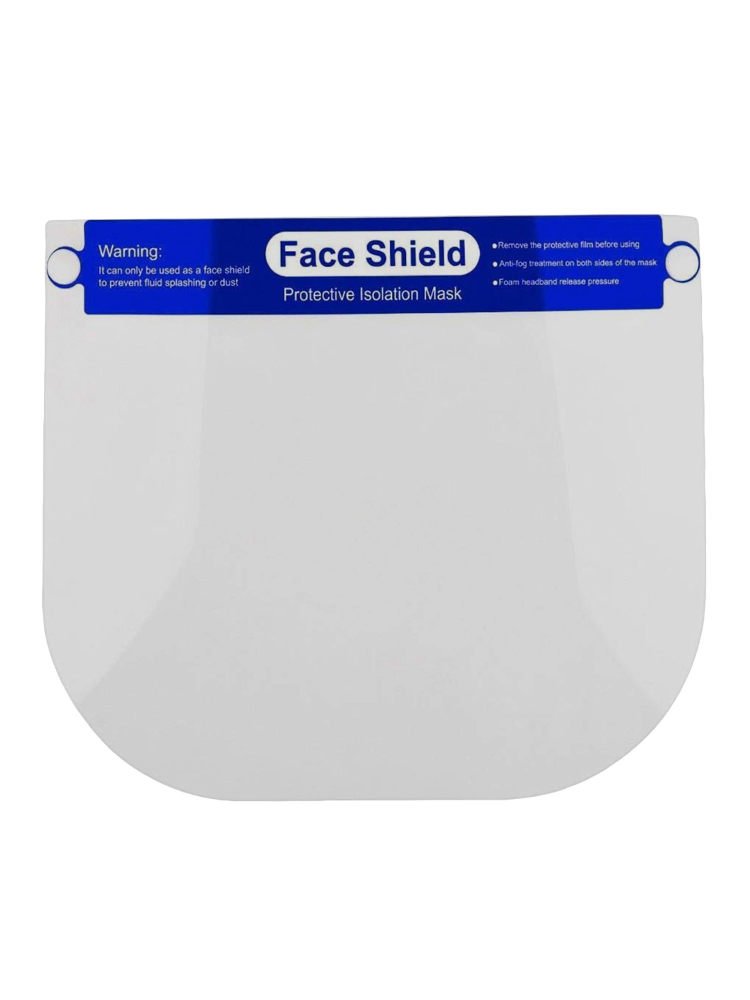 Globex Protective Isolation Face Shields - Pack of 15