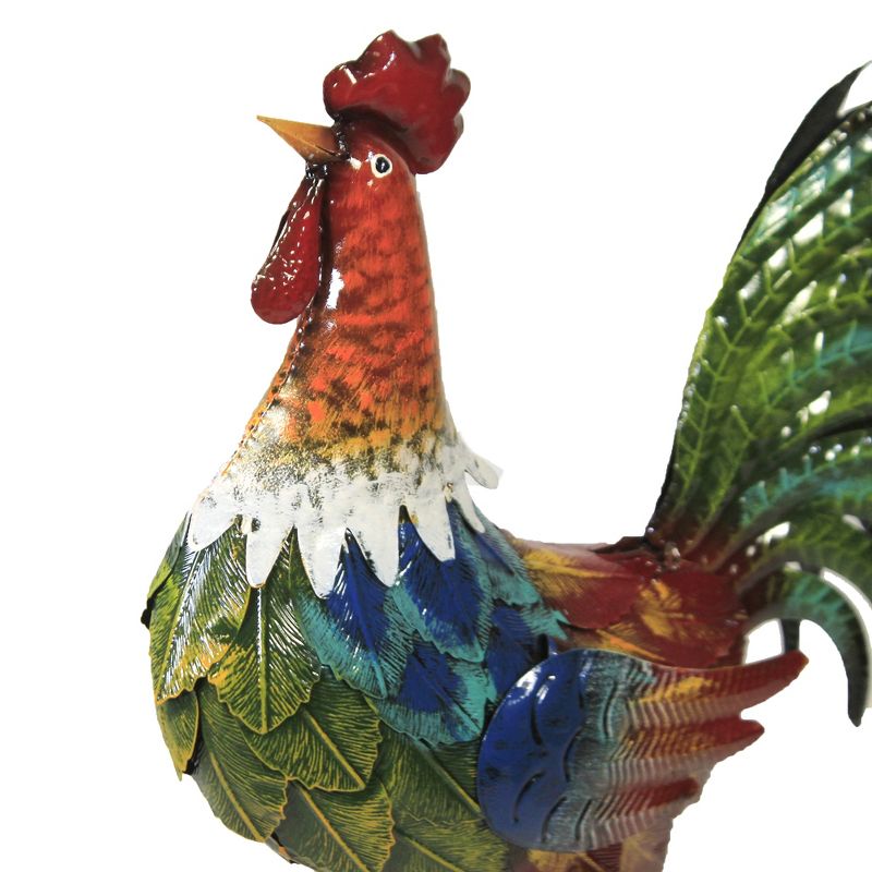 Home & Garden 21.5" Rooster Strutting Male Bird Yard Decor Direct Designs International  -  Outdoor Sculptures And Statues