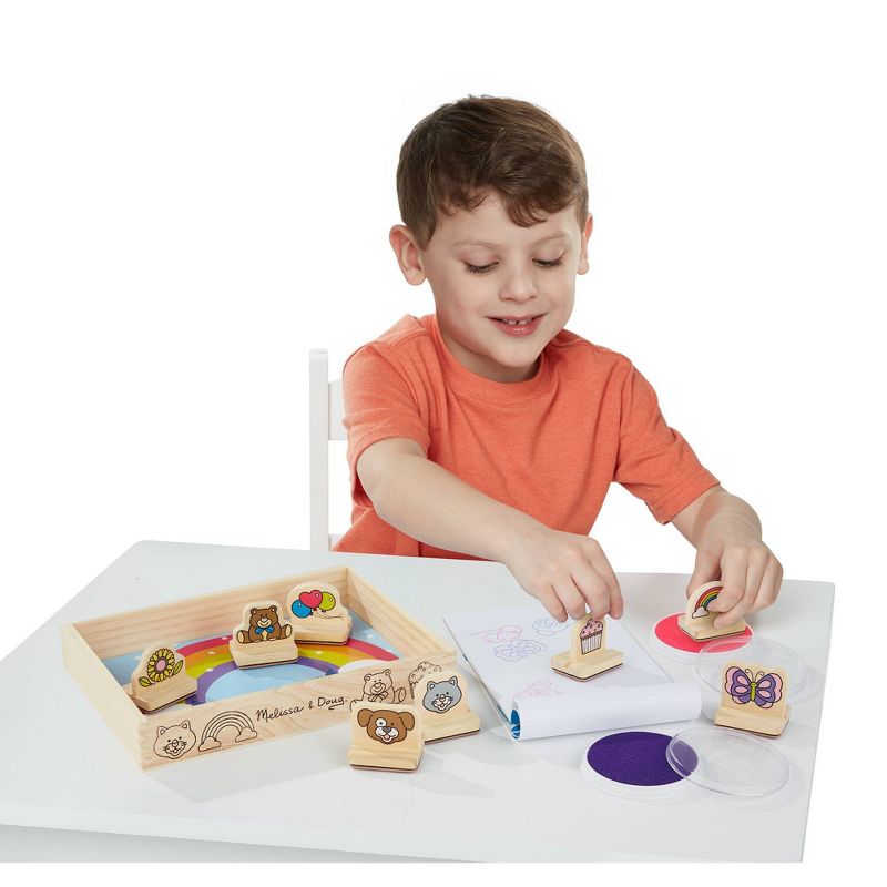 Melissa & Doug My First Wooden Stamp Set Favorites