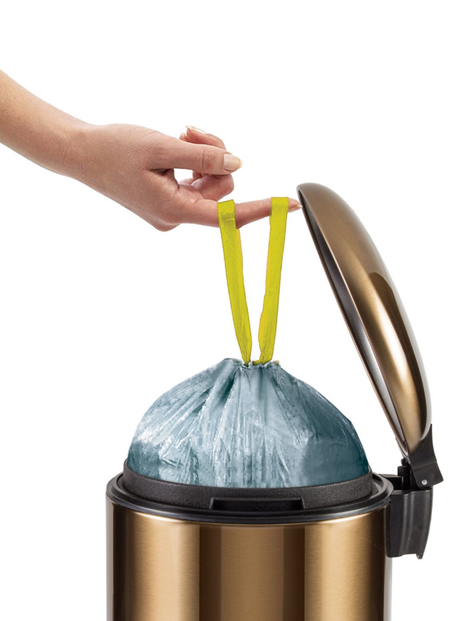 Freelance Bronze Steel Set of 1 Dustbins