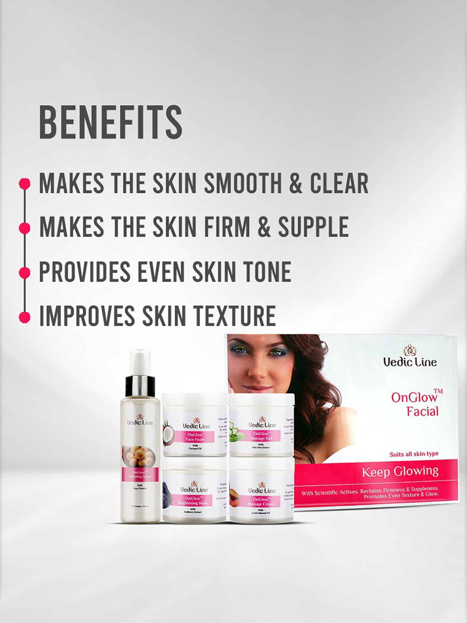 O3+ Whitening Facial Kit (Pack Of 4)