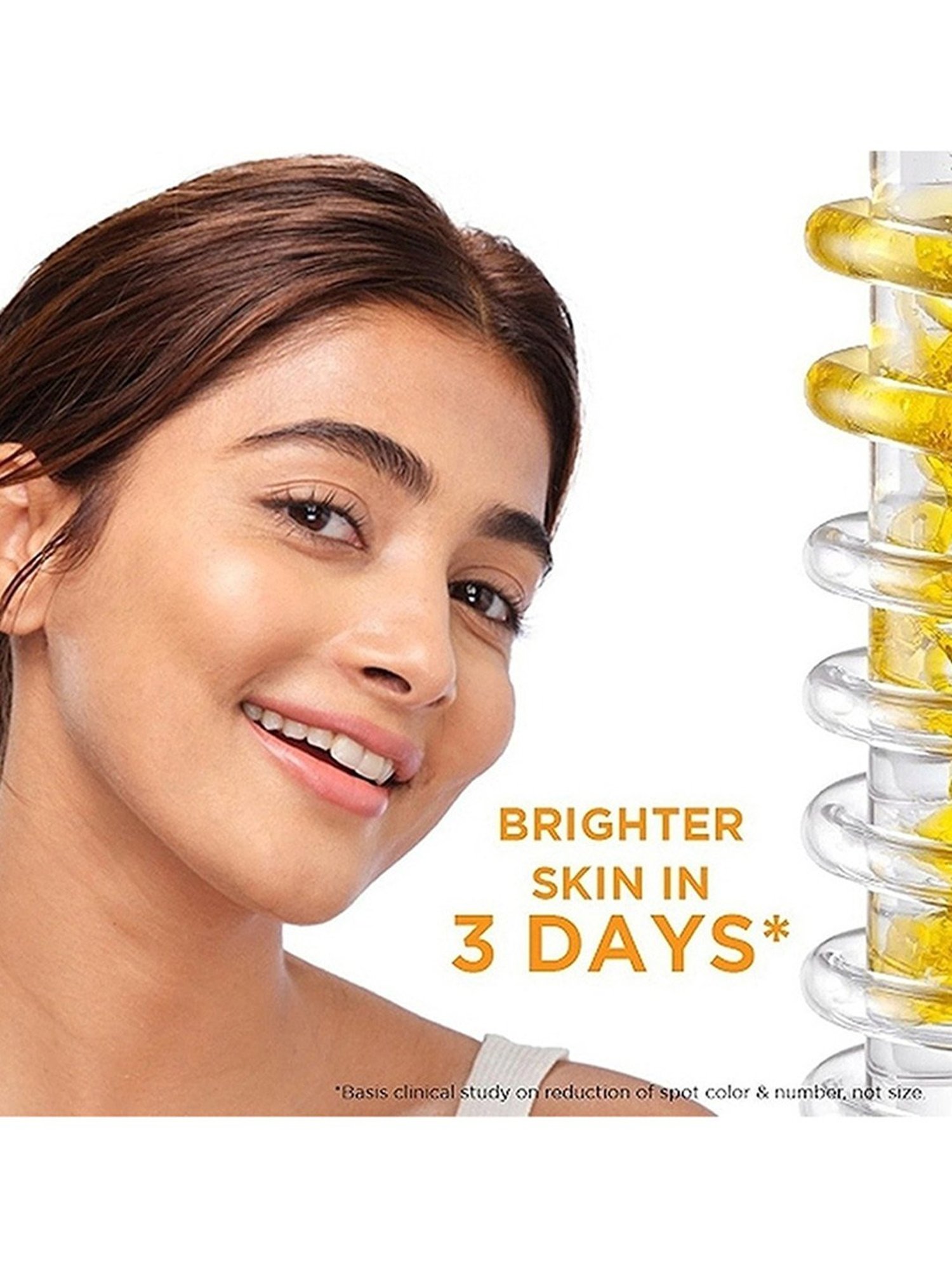 Garnier Skin Naturals Face Serum for Brighter & Clear Skin with Vitamin C Booster - 30 ml