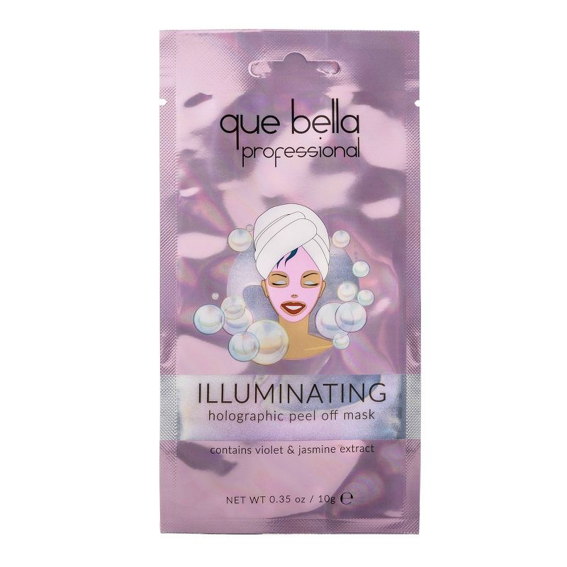 Que Bella Professional Illuminating Holographic Peel off Mask - 0.35oz