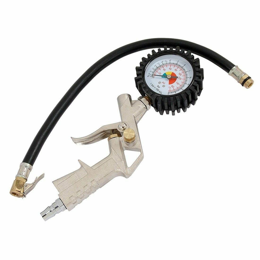 New 220psi Car Vehicle Bike Tire Tyre Iator  Gauge Air Pressure Compressor