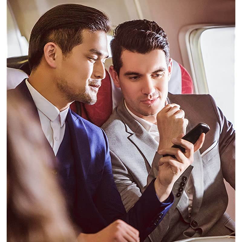 Easy Trans 20 Portable Smart Electronic Voice Language Translator Device 2Way Translation of Chinese To 33 Languages Offline Translation Instant and Applied AI Technology Black