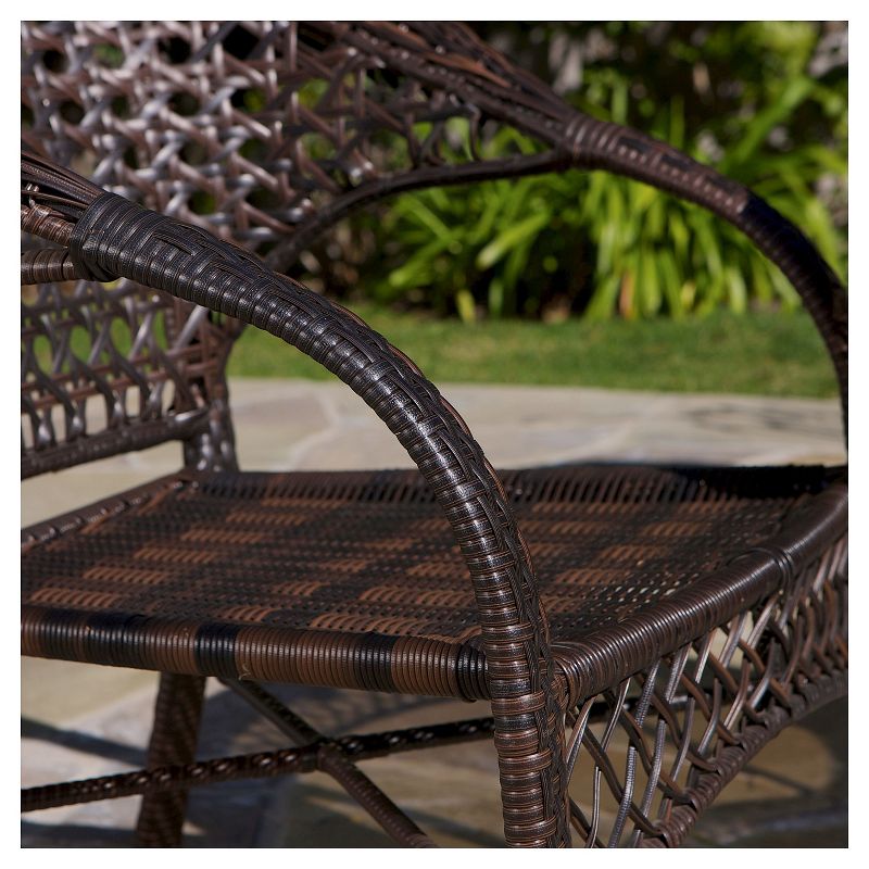 3pc Steel Bistro Set Gray - Nuu Garden