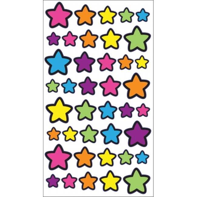 Sticko Classic Stickers-Technicolor Stars