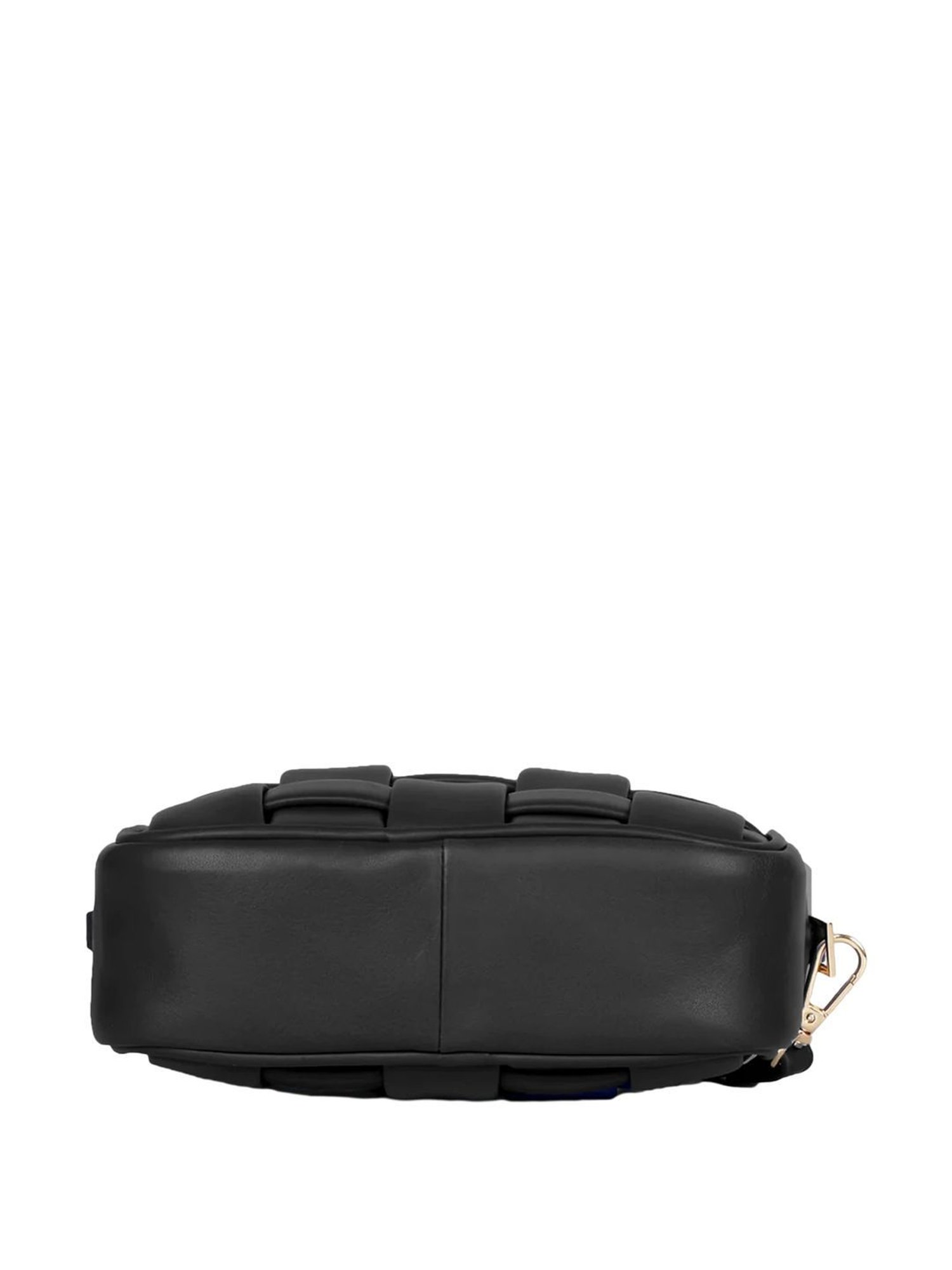 Saint G Black Textured Medium Sling Handbag