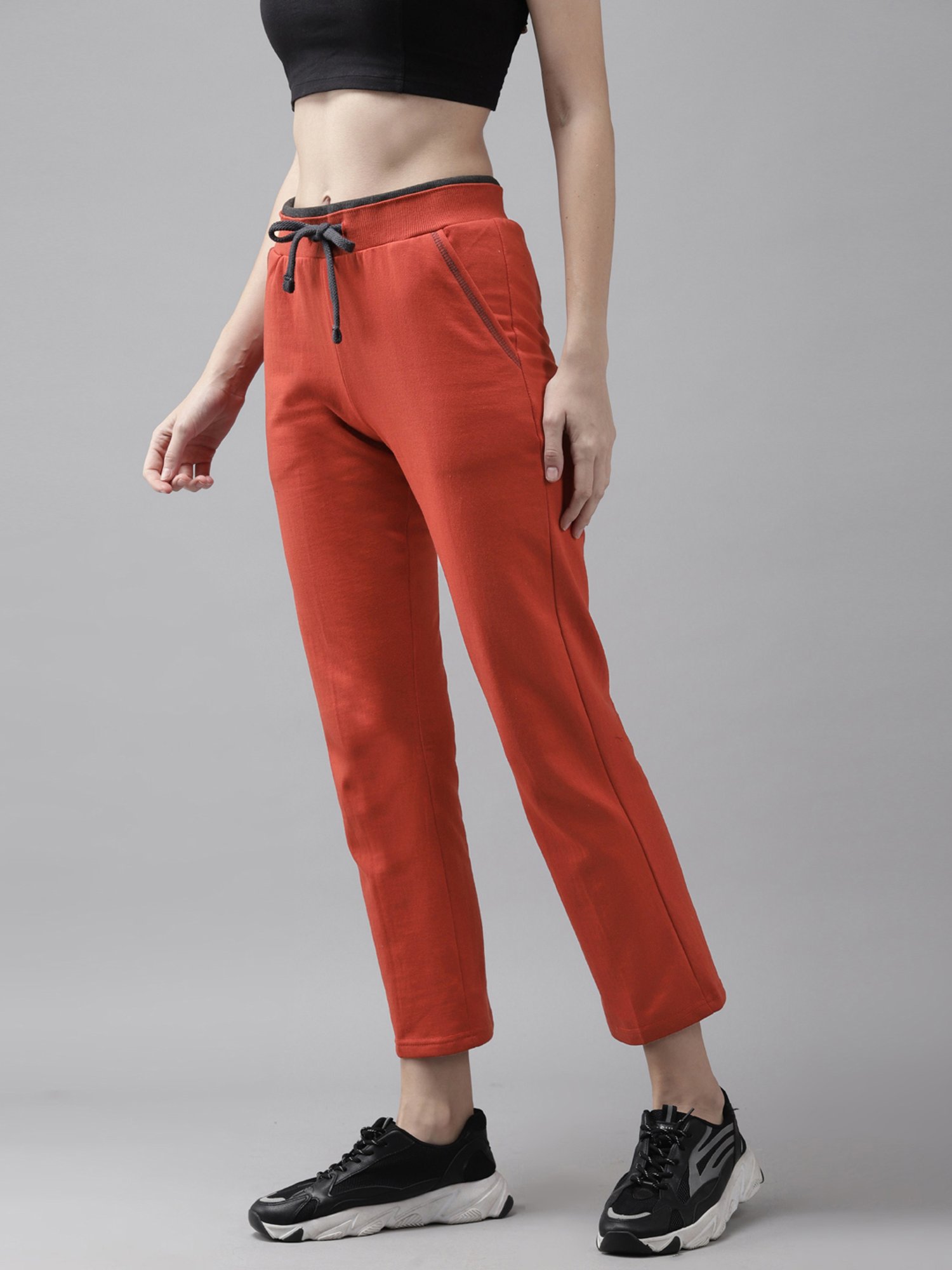 Cayman Rust Mid Rise Trackpants