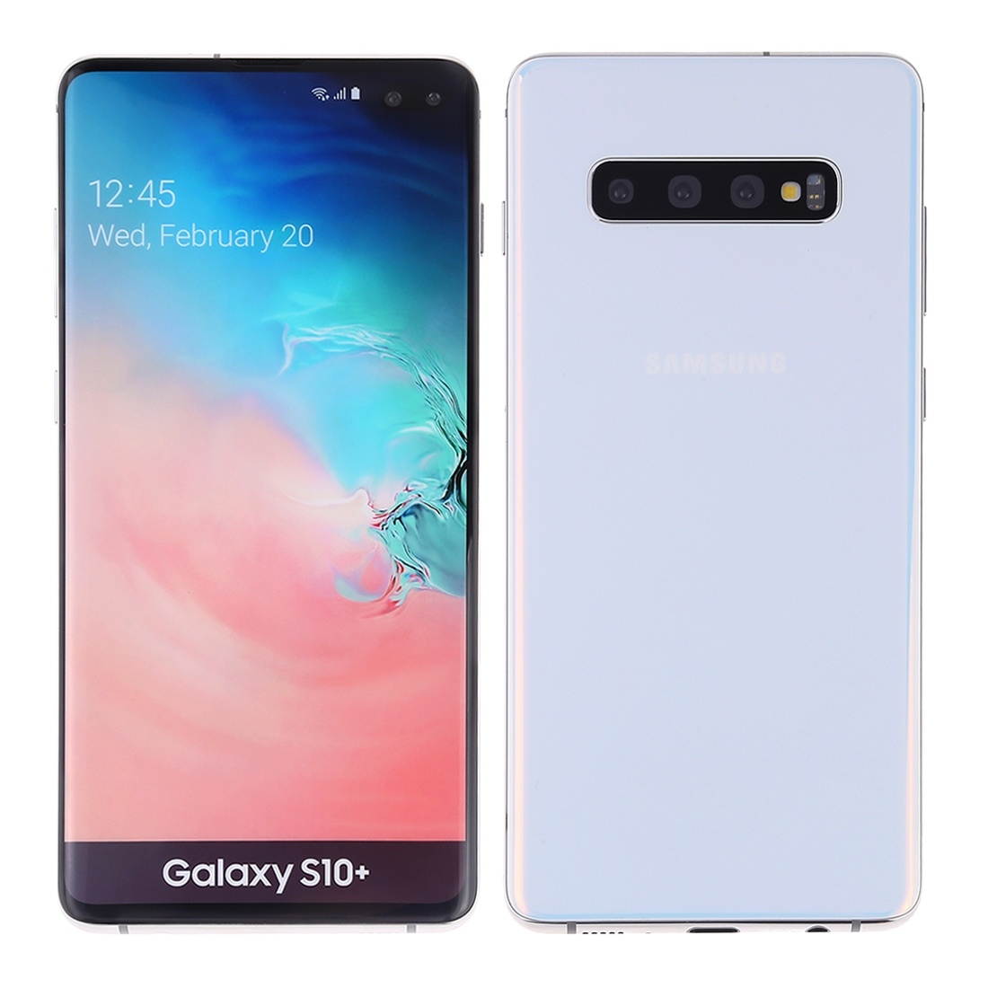 Original Color Screen Non-Working Fake Dummy Display Model for Galaxy S10+ (White)