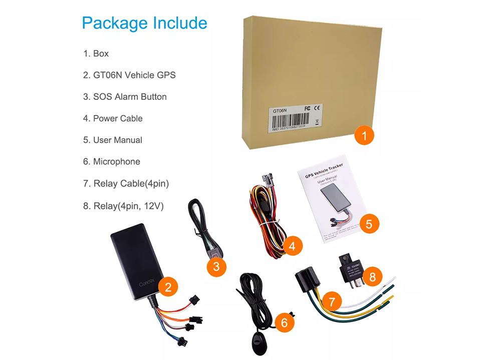 JIMIIoT GT06N Car Tracker With 2G GSM Real Time Tracking Voice Monitoring Multiple Alarms Tracker Remote Cut-off Via Platform APP