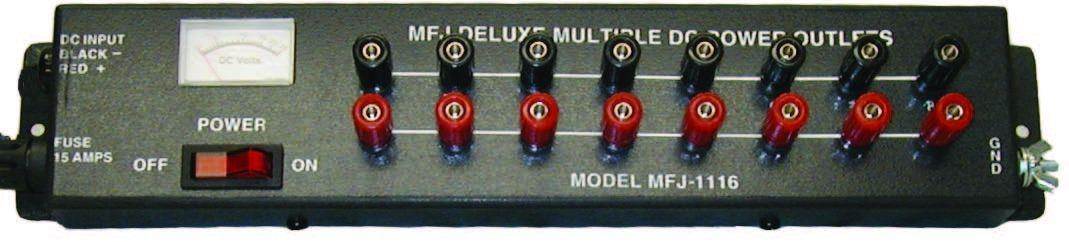 MFJ-1116 Power strip, 15A, 8 outputs