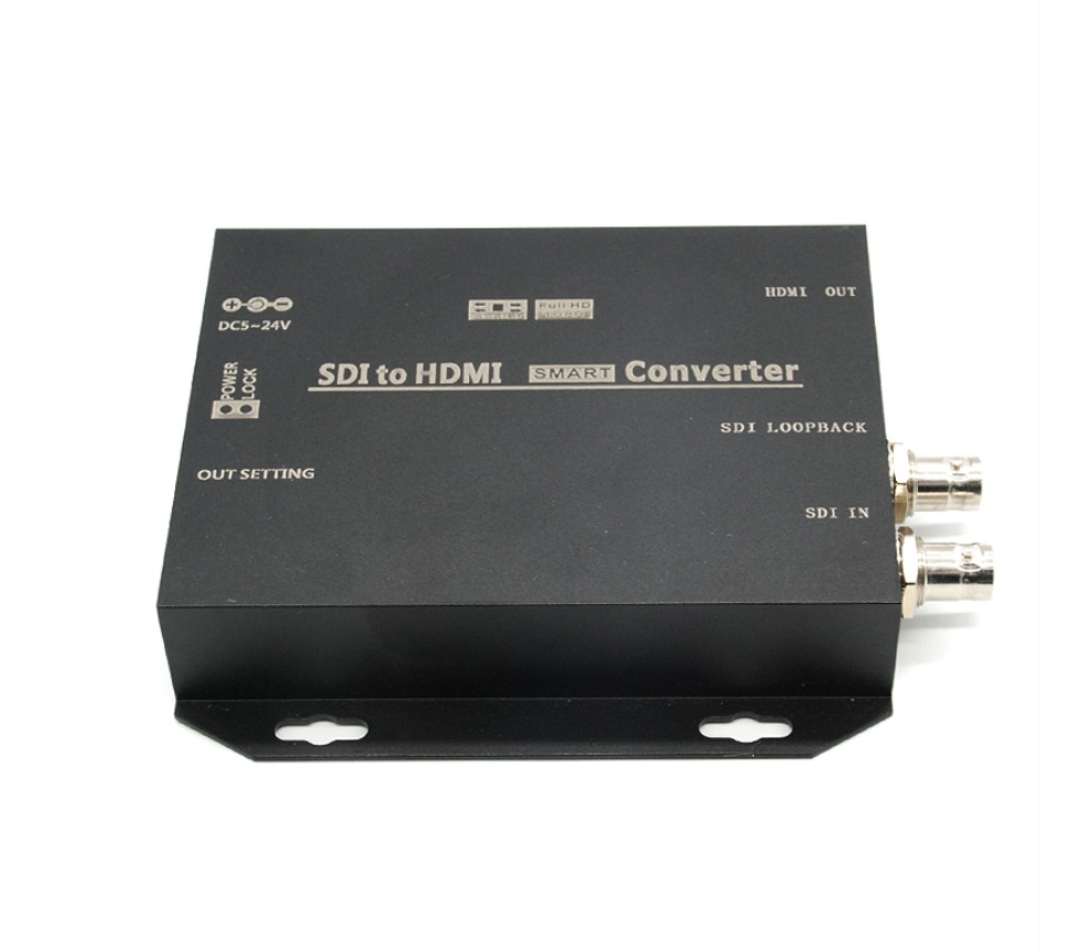 SDI to HD professional hd converter, industrial SCALER conversion processing design. Convert 1ch SDI signal to 1ch HD signal output