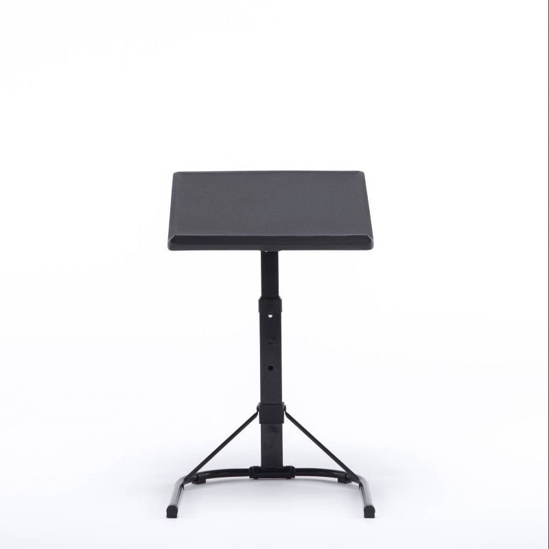 Plastic Dev Group Multi-Functional Adjustable C Table Black
