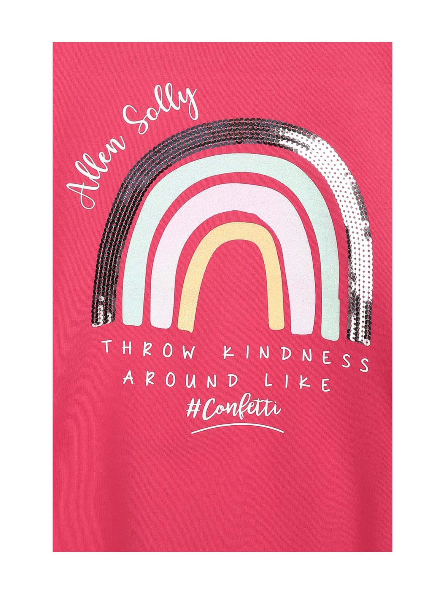 KIDS ONLY Blue Cotton Embroidered Full Sleeves Sweatshirt