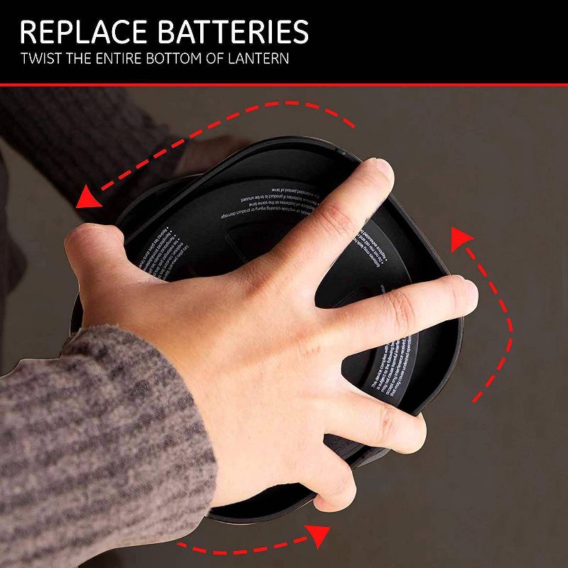 6D 11.2" LED Outdoor Lantern With USB Charging - Red - Enbrighten