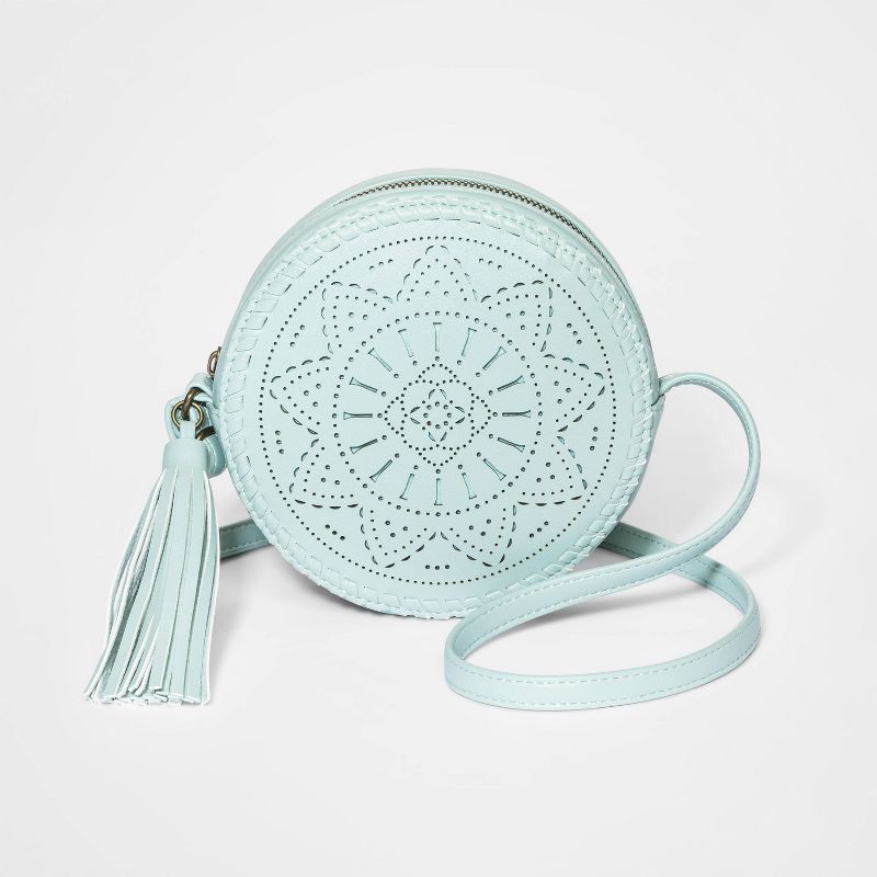 Girls' Circle Crossbody Bag - art class™ Green