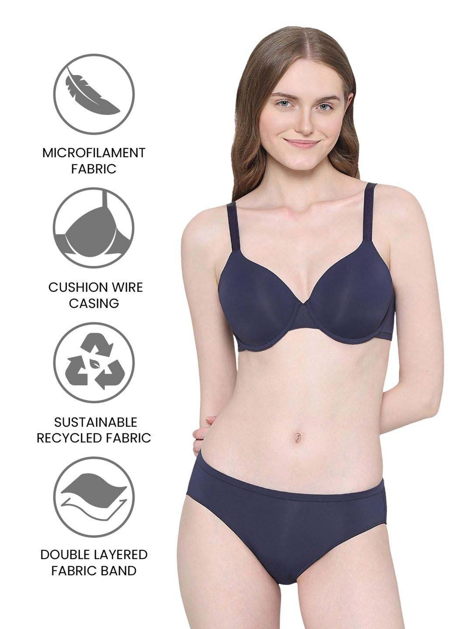 Wacoal Navy T-Shirt Bra