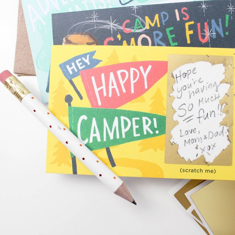 Scratch Off Camp Mini Notes