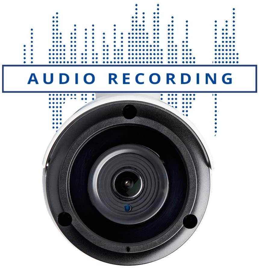 Lorex 5MP Outdoor Network Bullet Camera with Audio (White)