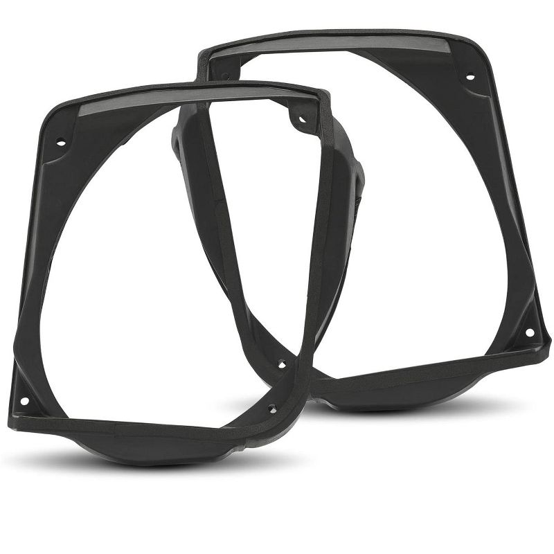 Rockford Fosgate TMS69BL9813 Power Harley Davidson Saddlebag Speaker Audio Kit with Harness and All Installation Hardware, 1998-2013