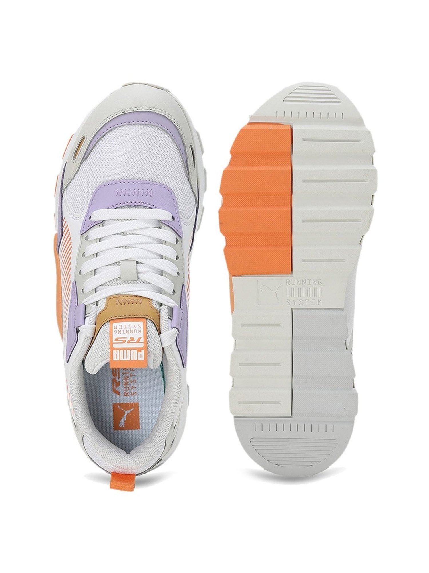 Puma Men's RS 3.0 Synth Pop White Casual Sneakers