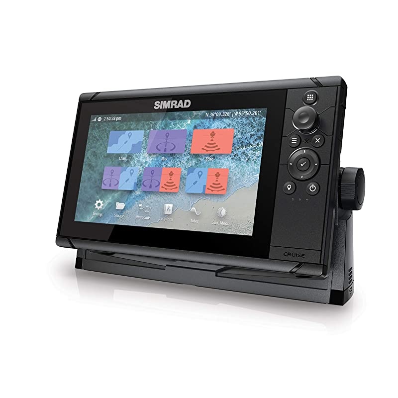 Cruise 9-9-inch GPS Chartplotter with 83/200 Transducer, Preloaded C-MAP US Coastal Maps