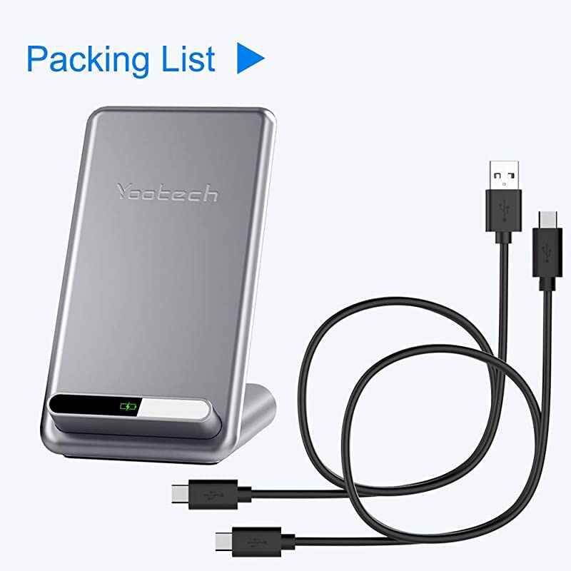 Fast Wireless Charger75W Wireless Charging Stand Compatible with iPhone 1111 Pro11 Pro MaxXs MAXXRXSX810W for Galaxy Note10S10S915W for LG V30V35G8No AC Adapter