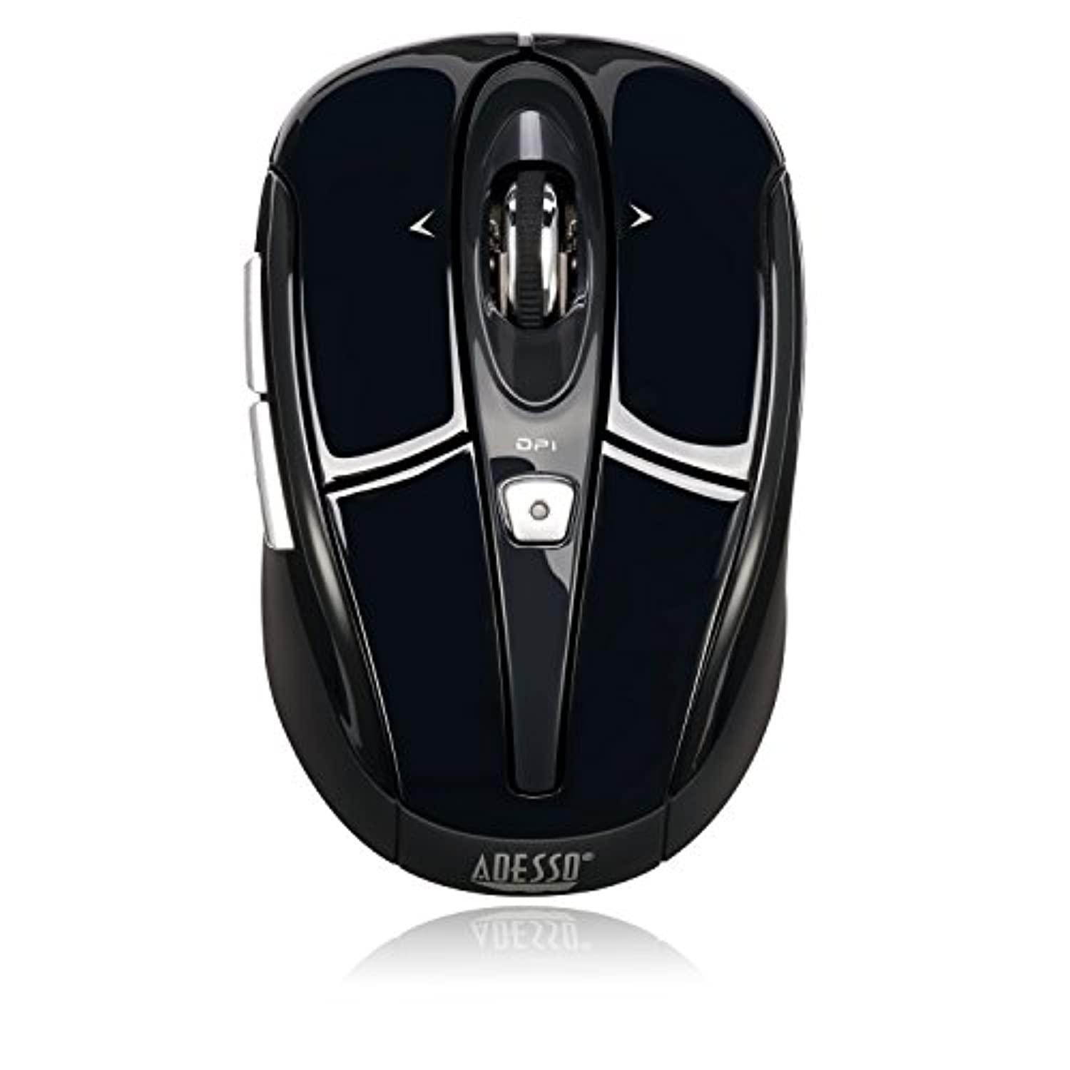 2.4 GHz Wireless Programmable Nano Mouse Black 6 Buttons Tilt Wheel USB RF Wireless Optical 1600 dpi Mouse