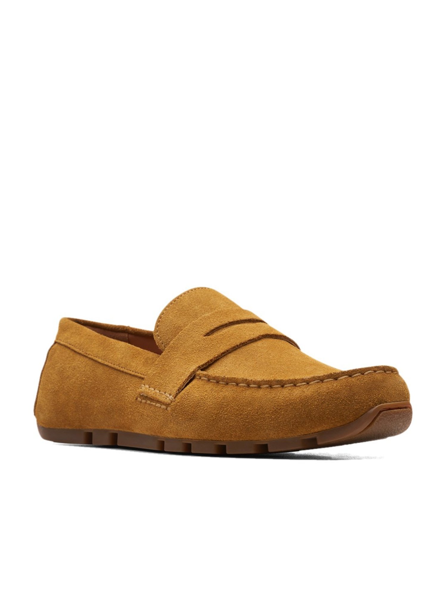 Clarks Men's Oswick Bar Tan Loafers