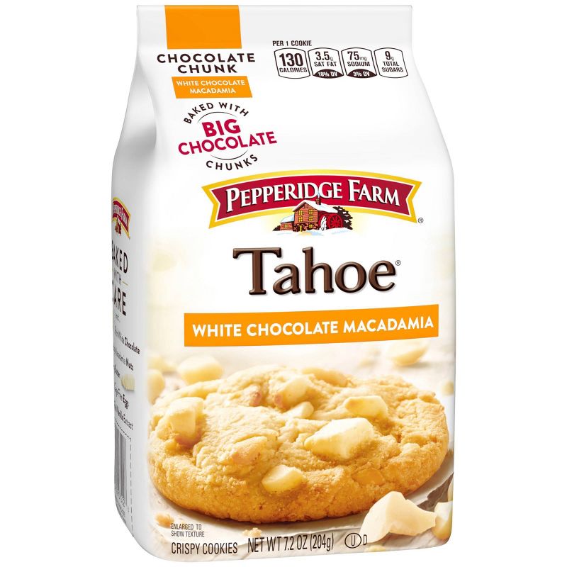 Pepperidge Farm Tahoe White Chocolate Macadamia Cookies - 7.2oz