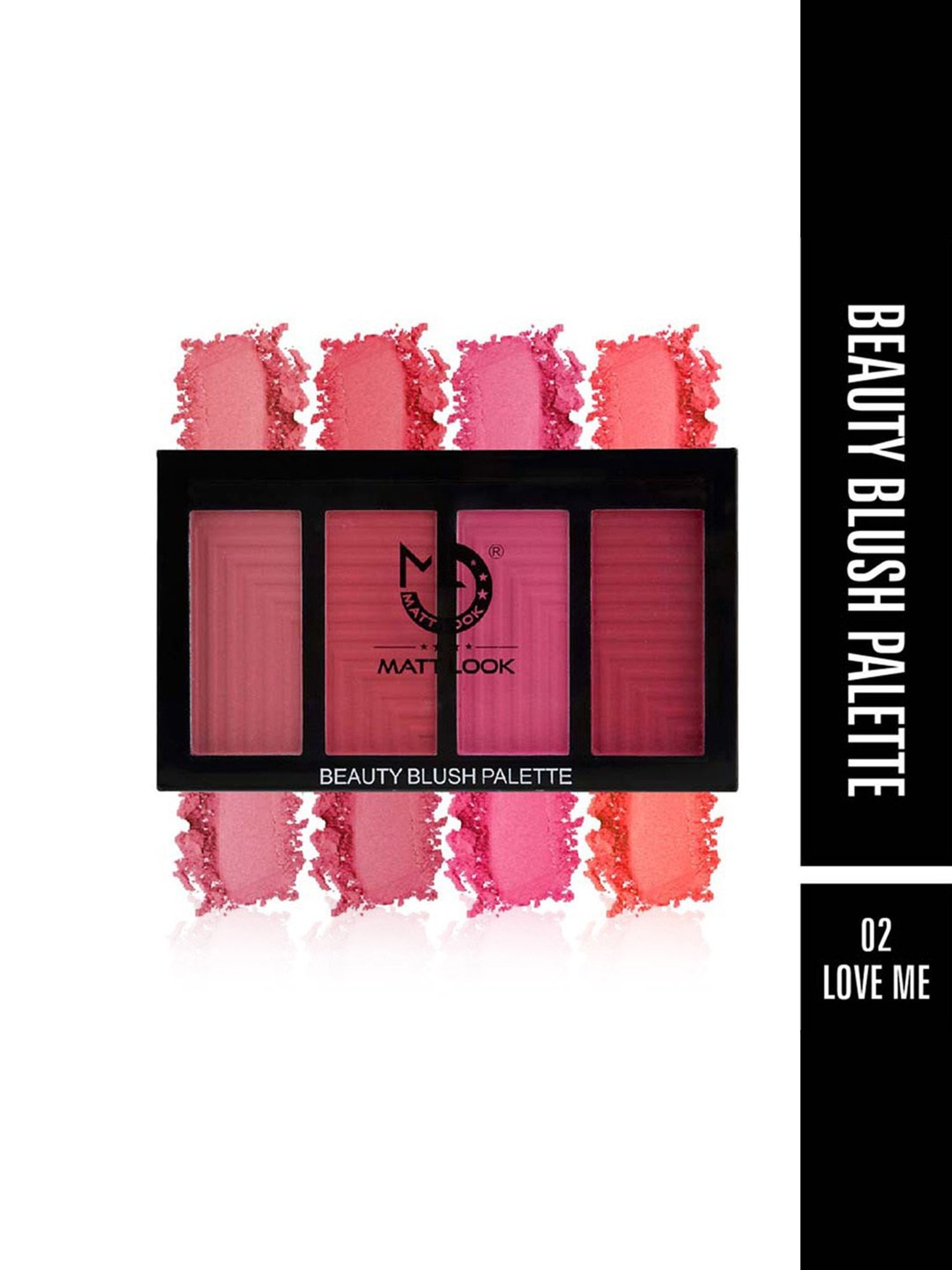 Matt Look Beauty Blush Palette 02 Love Me - 20 gm