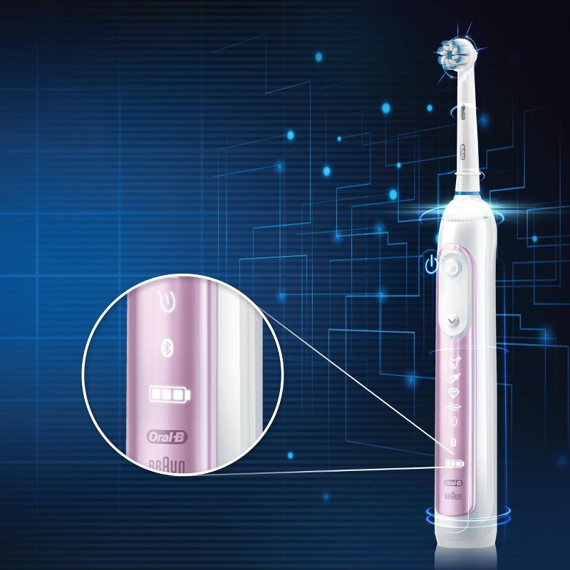 Oral-B Genius 8000 Electronic Toothbrush Powered by Braun Sakura Pink