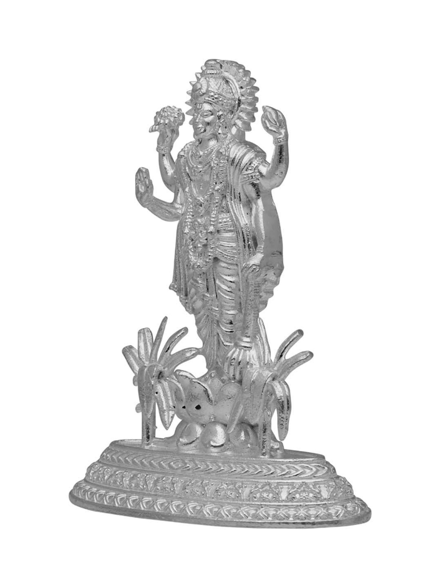 Sri Jagdamba Pearls 0.8 Silver Vishnu Idol