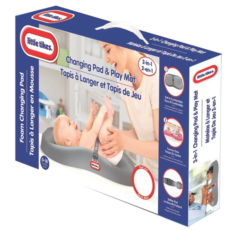 Hankel Changing Table - Pure White and Weathered Oak - South Shore