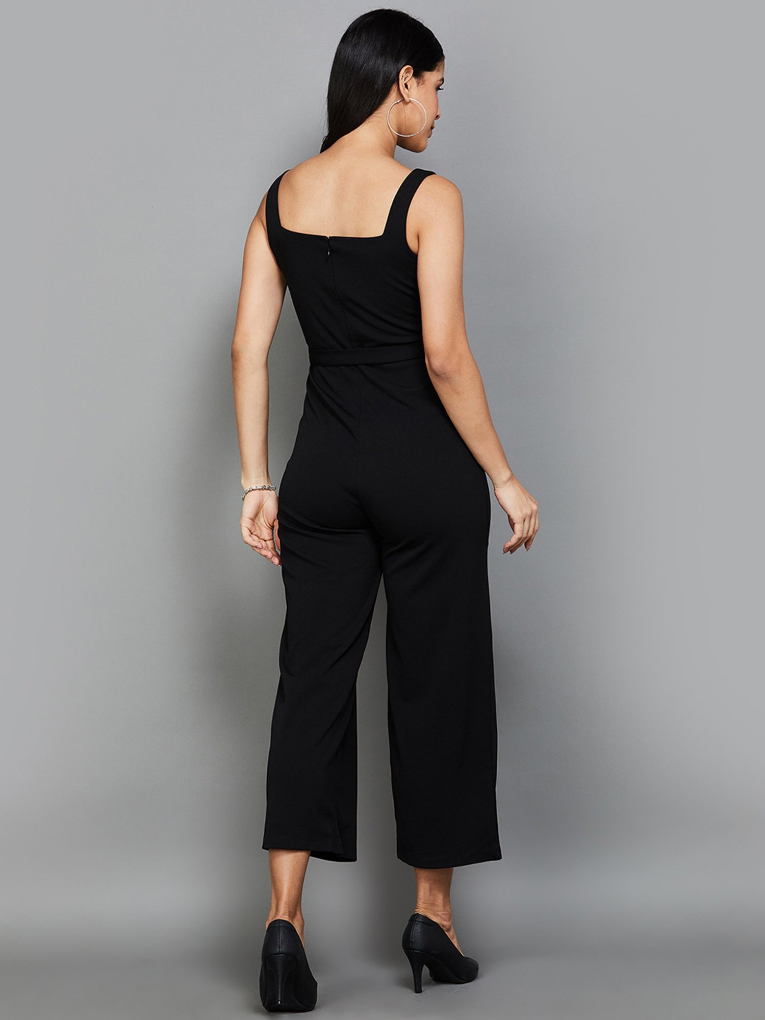 Code by Lifestyle Black Sleeveless Jumpsuit