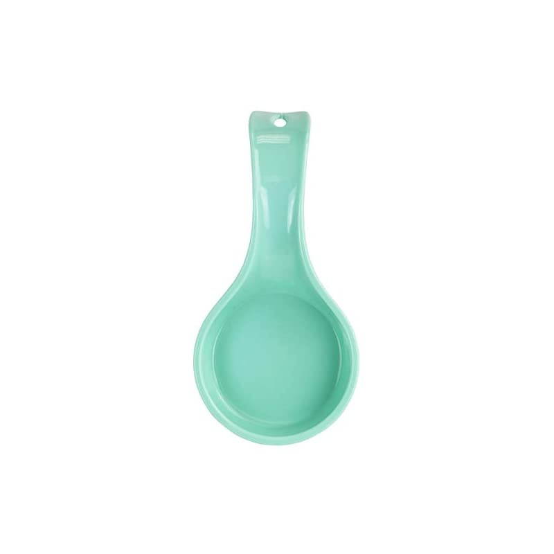 Single Spoon Rest, Small, Seafoam