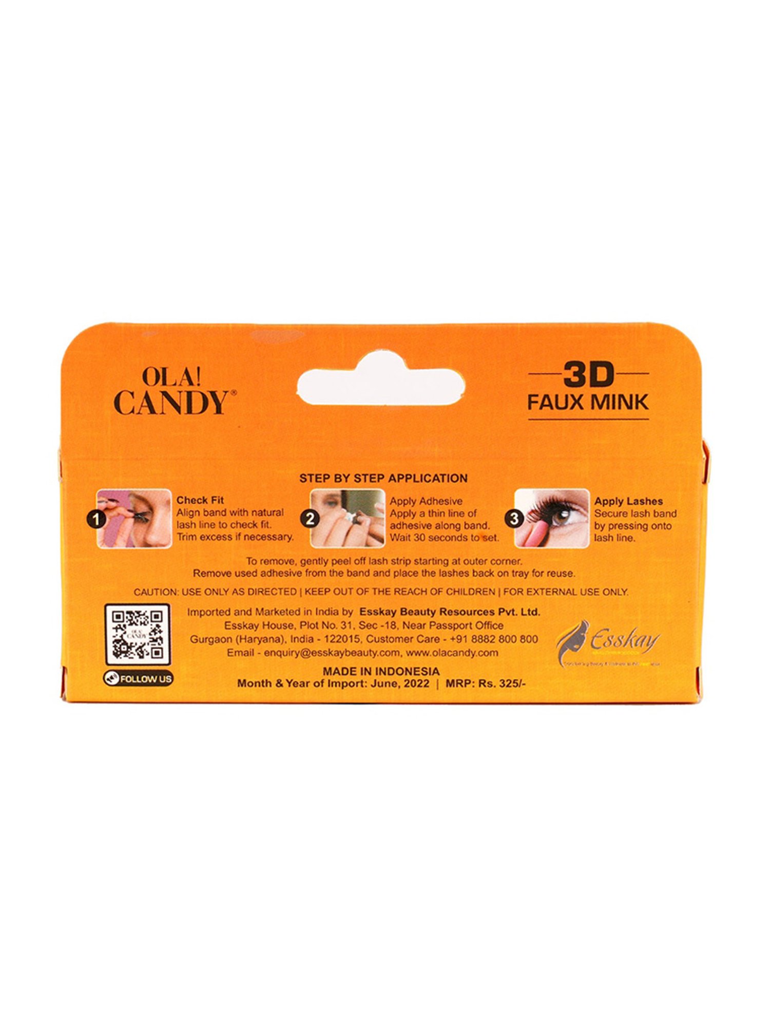 Ola! Candy 3D Faux Mink False Eyelashes - 465